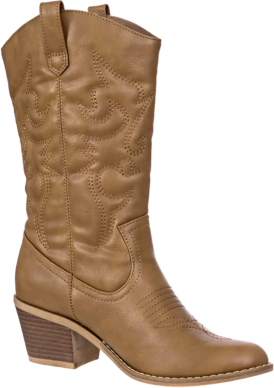 Charles Albert Women's Embroidered Modern Western Cowboy Boot