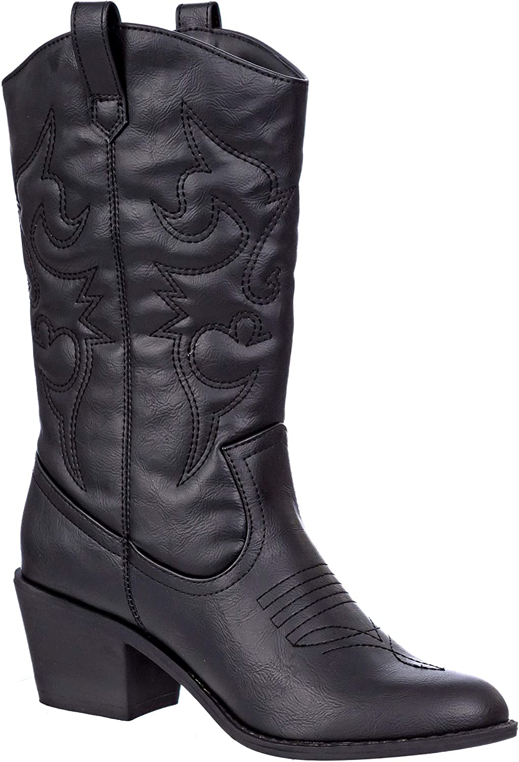 Charles Albert Women's Embroidered Modern Western Cowboy Boot