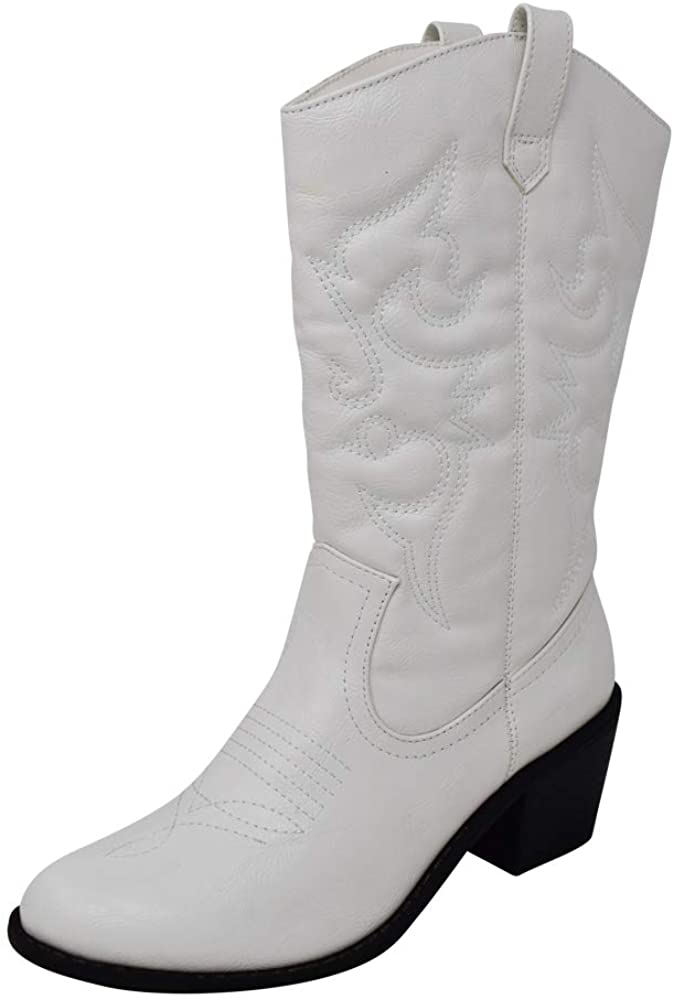 Charles Albert Women's Embroidered Modern Western Cowboy Boot
