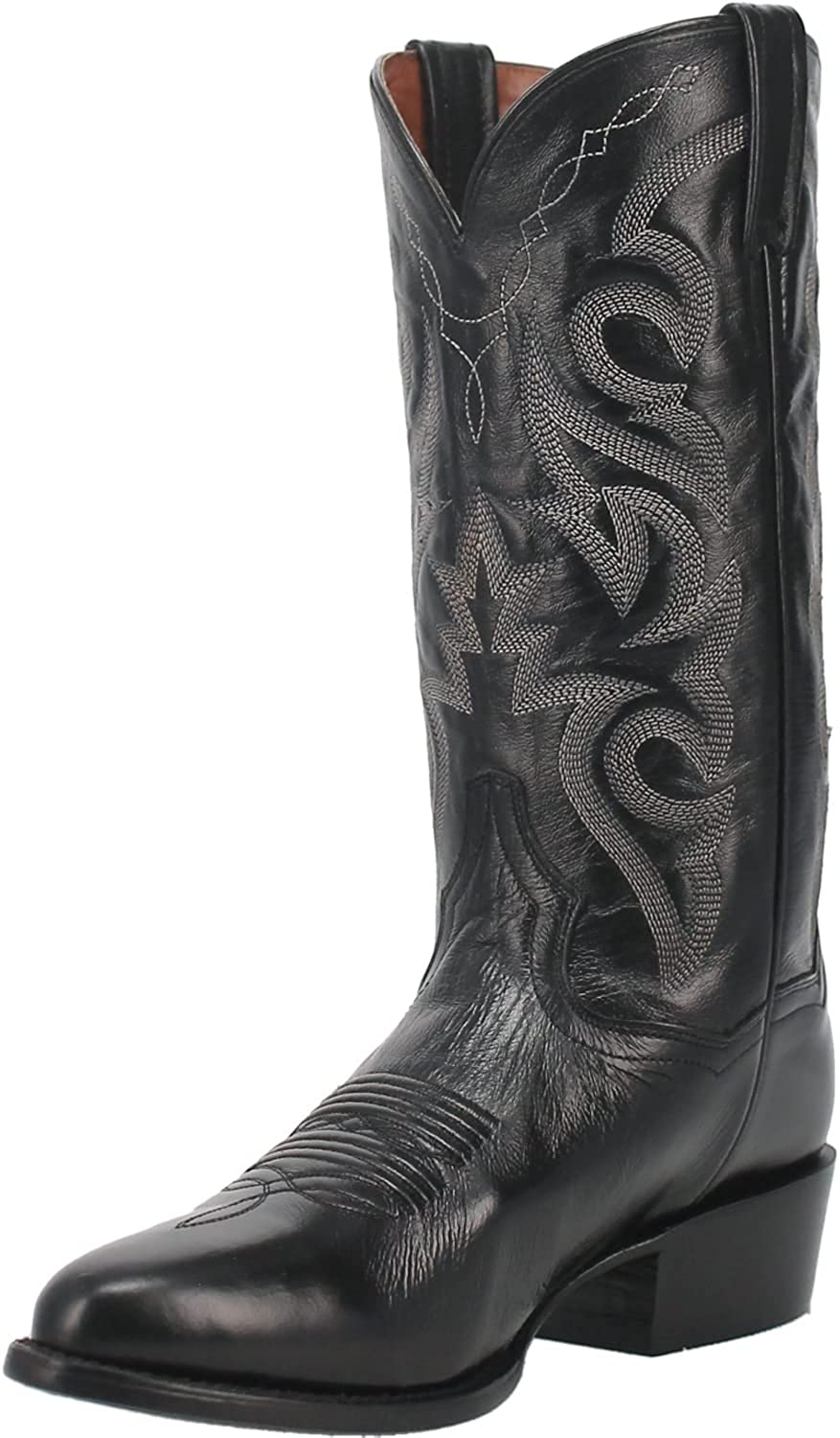 Dan Post Boots Mens Milwaukee Round Toe Boots Mid Calf   Black, 7.5 X Wide, Tan