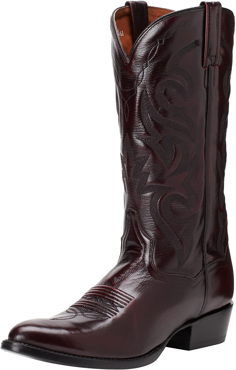Dan Post Boots Mens Milwaukee Round Toe Boots Mid Calf   Black, 7.5 X Wide, Tan