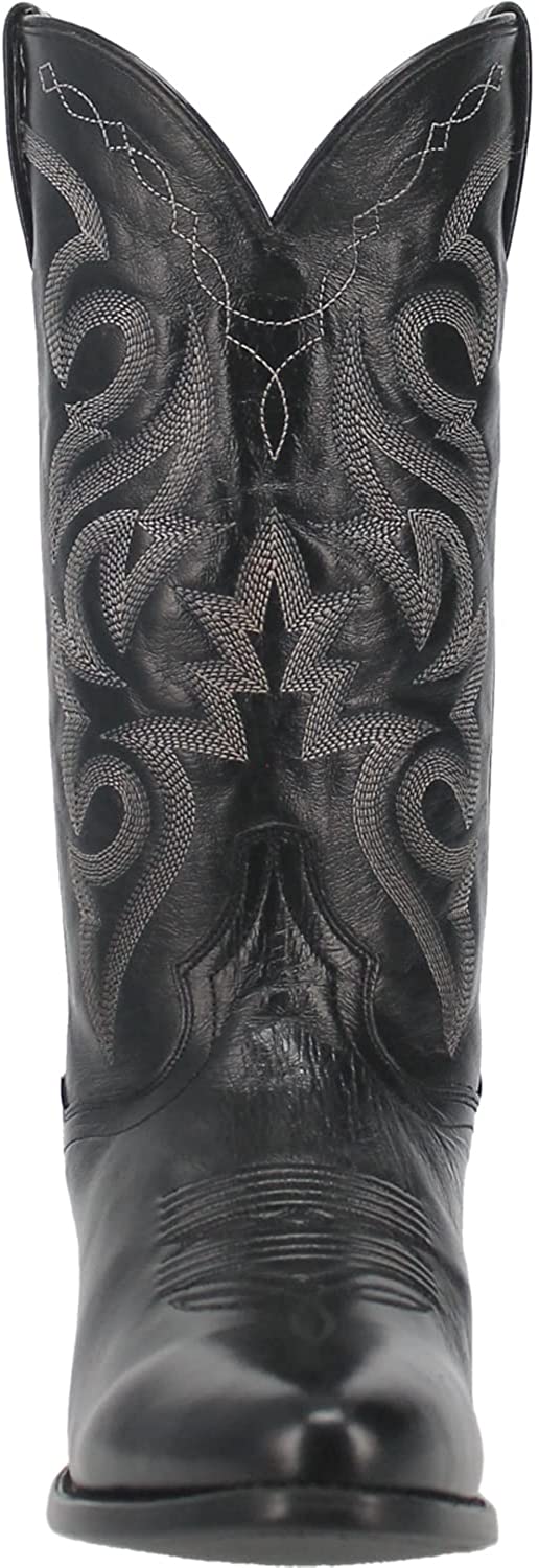 Dan Post Boots Mens Milwaukee Round Toe Boots Mid Calf   Black, 7.5 X Wide, Tan