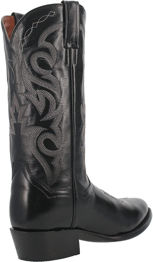Dan Post Boots Mens Milwaukee Round Toe Boots Mid Calf   Black, 7.5 X Wide, Tan