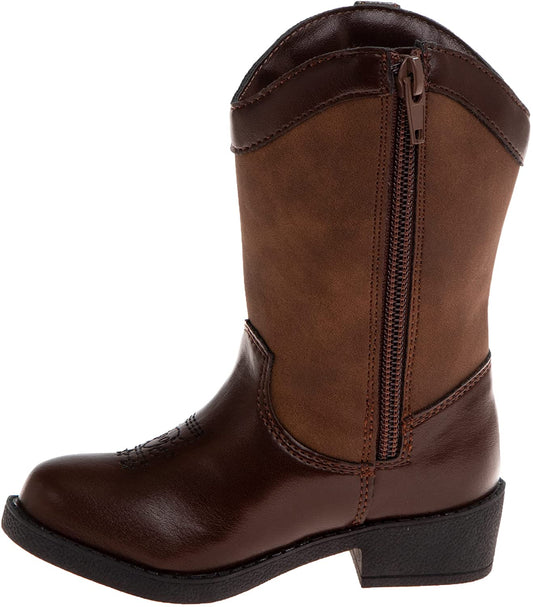 Disney Pixar Toy Story Boy's Cowboy Boot (Toddler/Little Kid), Brown, Brown, 6 Toddler