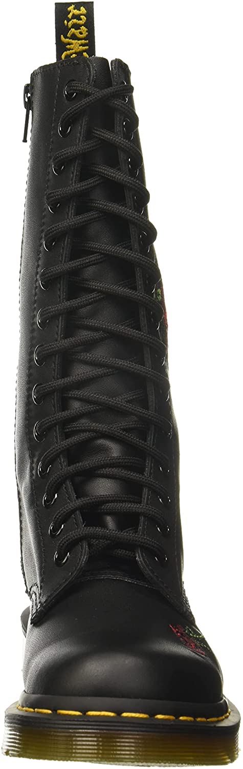 Dr. Martens Women’s 14 Eye Vonda Casual Boot, 5, Black