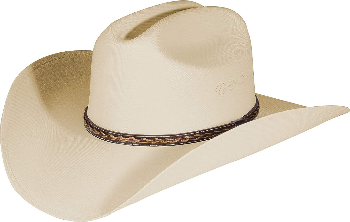 Enimay Western Cowboy & Cowgirl Hat Pinch Front Wide Brim Style, Small-Medium, Classic Sand