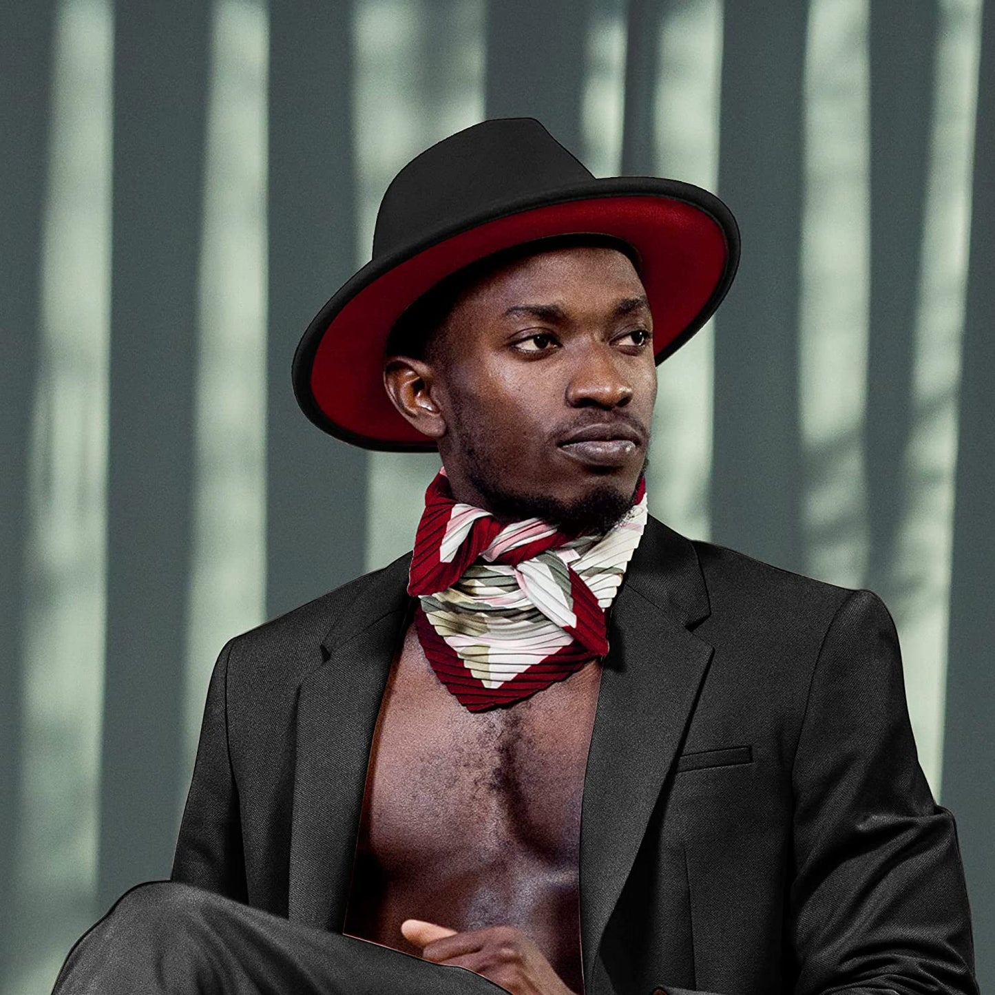 Sombreros Fedora de ala ancha para mujeres y hombres, sombrero de vestir de dos tonos, sombrero Panamá de fieltro en dos tamaños para adultos