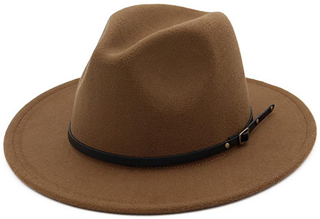 Lisianthus Women Belt Buckle Fedora Hat