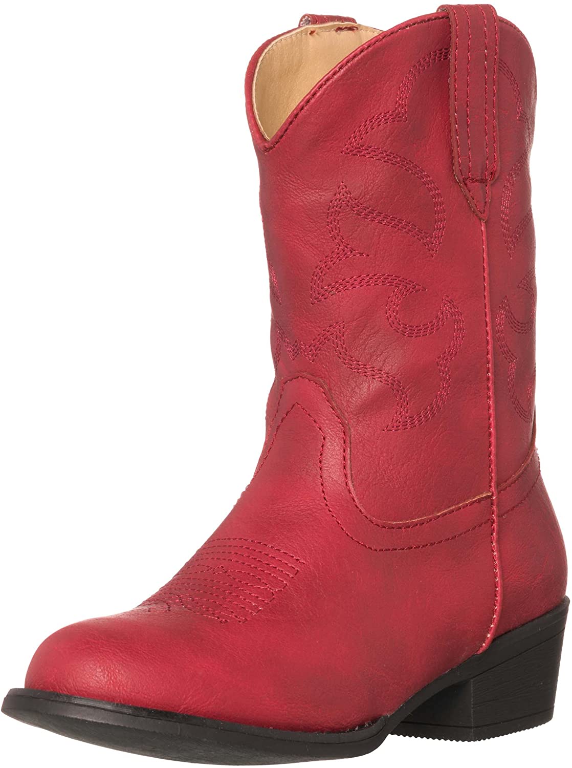 Children Western Cowboy Cowgirl Boot, Monterey By Silver Canyon For Boys, Girls And Toddlers , 2 Little Kid, Black