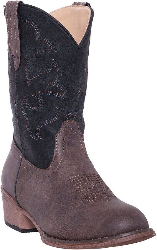 Children Western Cowboy Cowgirl Boot, Monterey By Silver Canyon For Boys, Girls And Toddlers , 2 Little Kid, Black, 2 Little Kid, Black