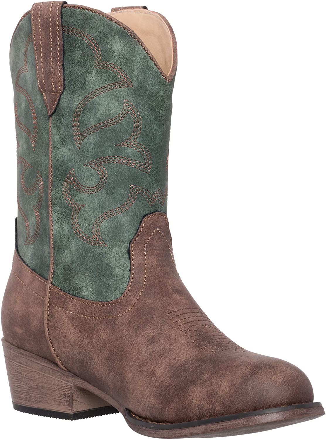 Children Western Cowboy Cowgirl Boot, Monterey By Silver Canyon For Boys, Girls And Toddlers , 2 Little Kid, Black
