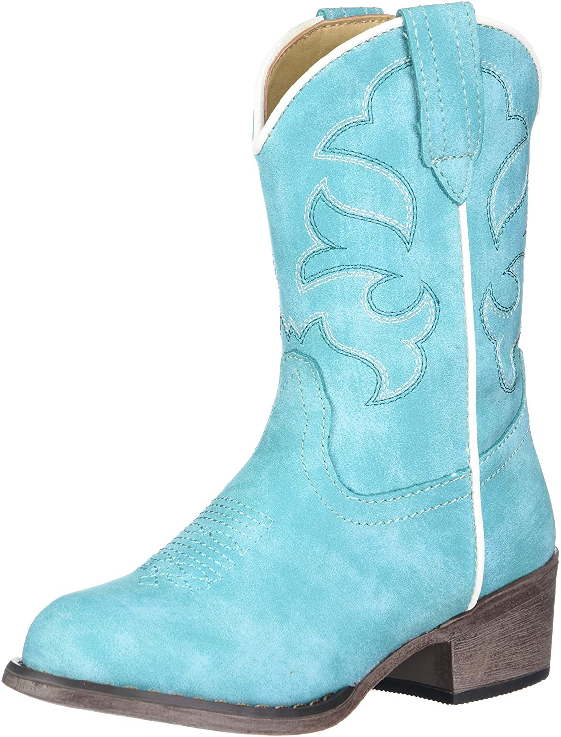 Children Western Cowboy Cowgirl Boot, Monterey By Silver Canyon For Boys, Girls And Toddlers , 2 Little Kid, Black
