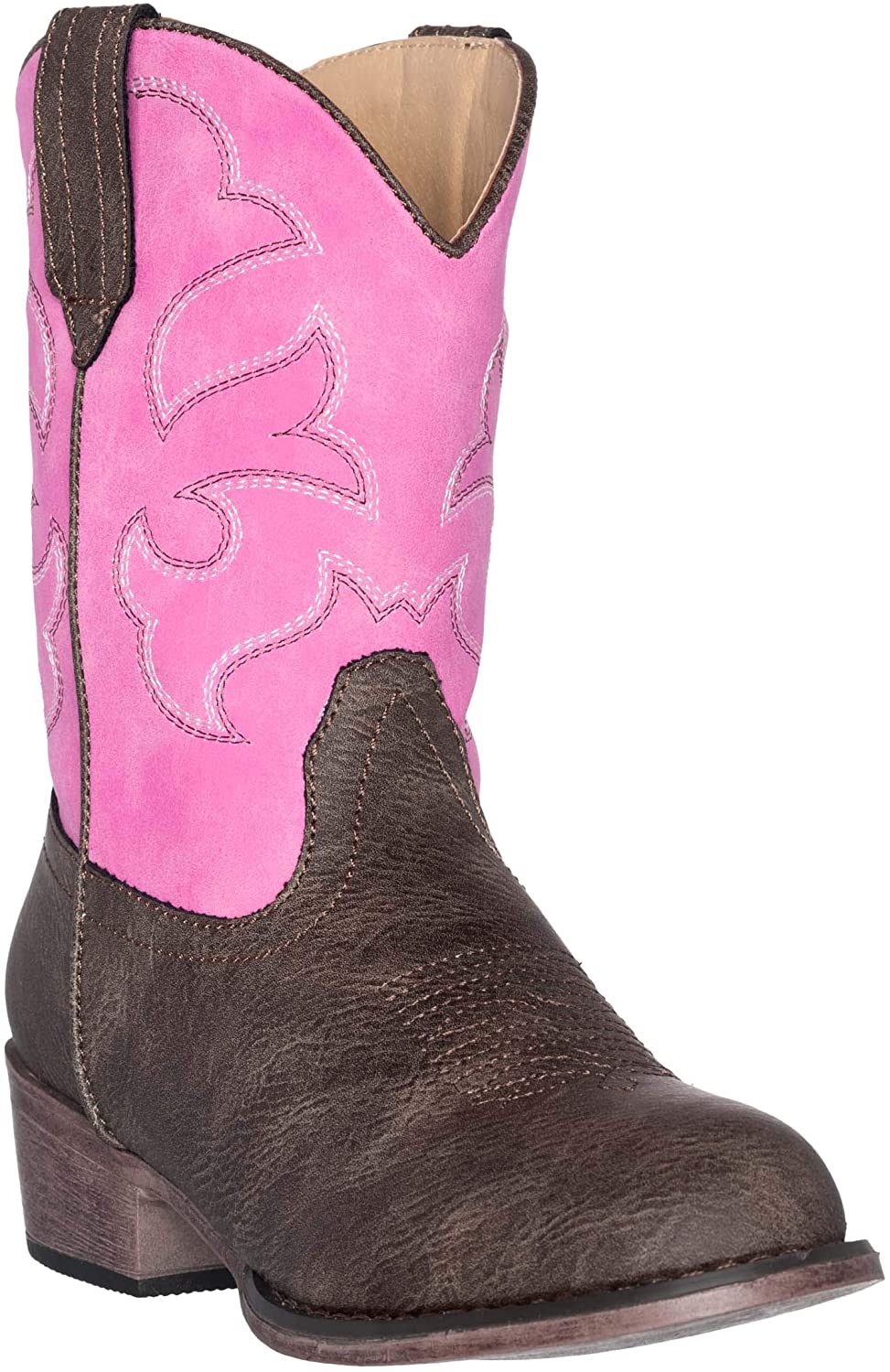 Children Western Cowboy Cowgirl Boot, Monterey By Silver Canyon For Boys, Girls And Toddlers , 2 Little Kid, Black