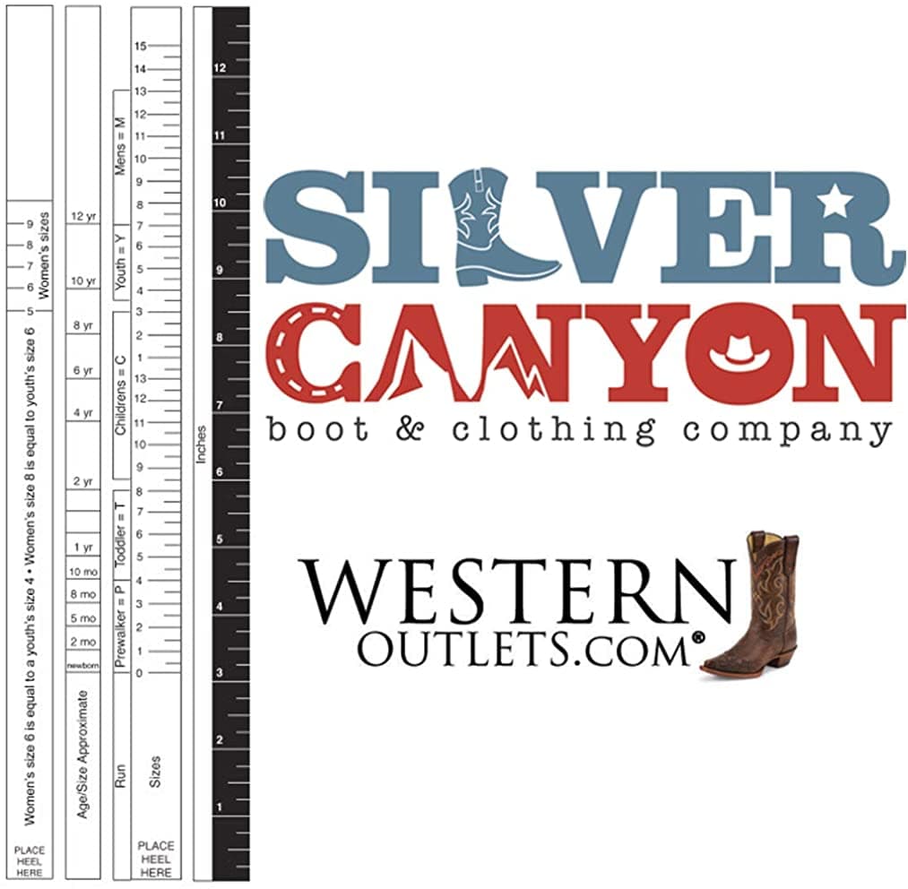 Silver Canyon Cimarron Round Toe Western Cowgirl Boots, 10, Black