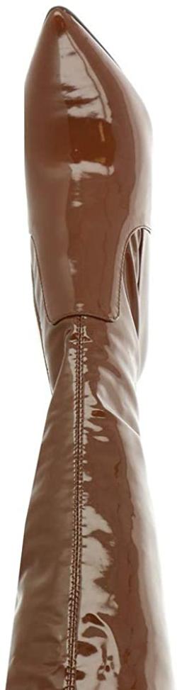 Steve Madden Women's Viktory Fashion Boot, 5.5, Black Patent