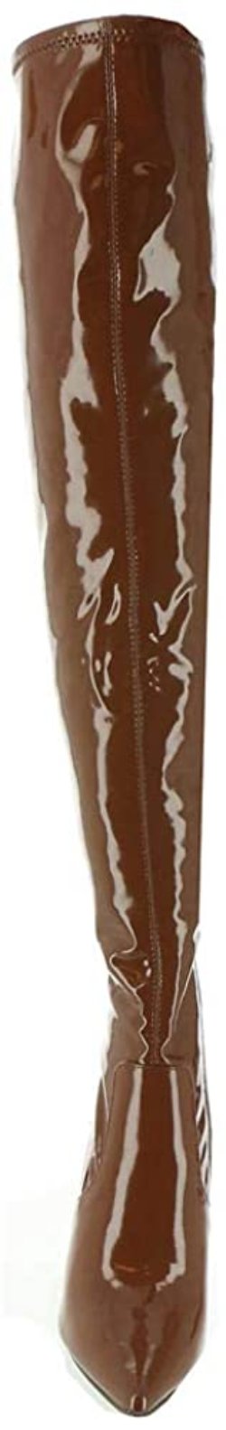 Steve Madden Women's Viktory Fashion Boot, 5.5, Black Patent