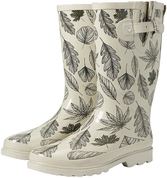 Western Chief Printed Tall Waterproof Rain Boots, 7, Oh Deer