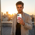 Club Necaxa iPhone Case, iPhone 7 Plus/8 Plus, 13, Clear, Wireless charging compatible