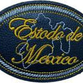 Mexico Embroidered Patch - 4" x 3" - Snake Skin Design - Hook and Loop Fastener Backing (Copy)