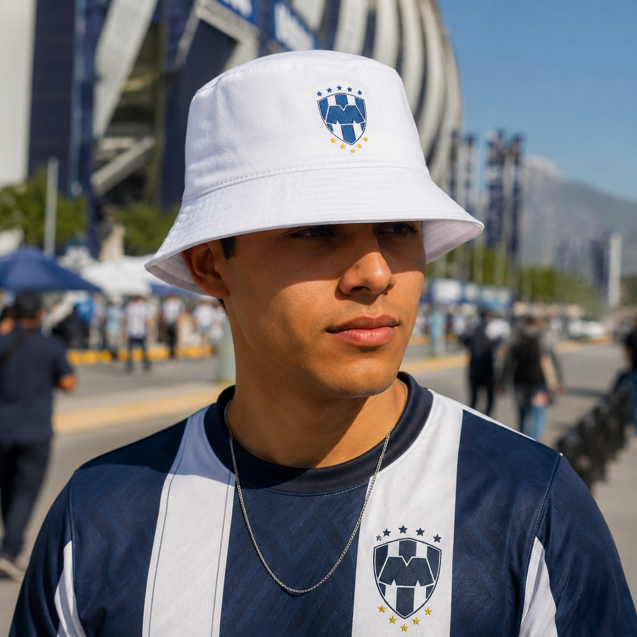 C.F. Monterrey Bucket Hat, One Size, White