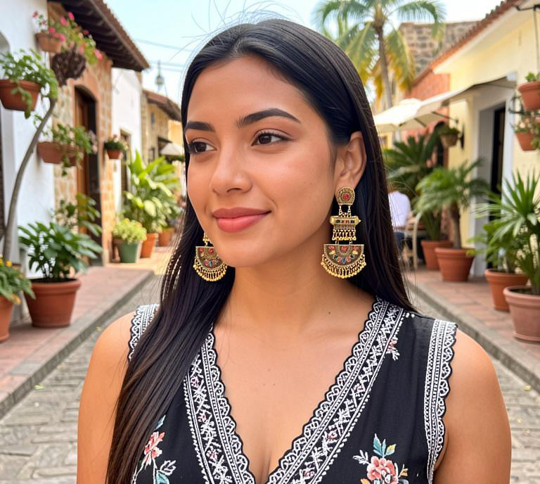 Pendientes indios de mexico