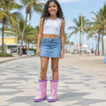 Botas de lluvia de goma para niños Mucky Wear, botas para niñas