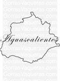 Archivo de impresión SVG, Pdf, EPS, PNG de Aguascalientes, sublimación, descarga digital instantánea, imprimible, diseño de camisetas, Cricut, Silhouette Cameo, Canva