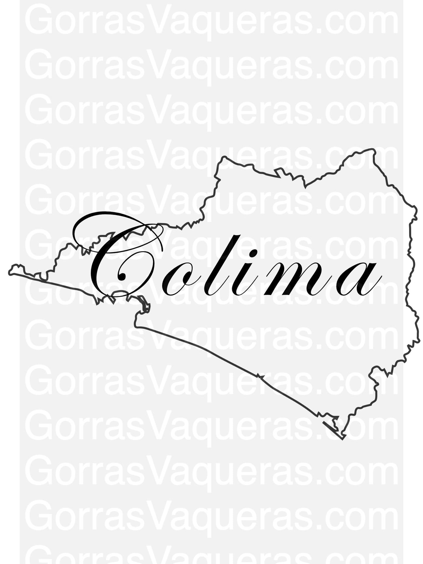 Colima SVG Pdf EPS PNG Print File, Sublimation, Instant Digital Download, Printable, Shirt Design, Cricut, Silhouette Cameo, Canva