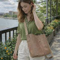 Bolso bandolera de lujo de piel de cocodrilo para mujer 
