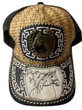 Horseshoe & Horse Head Emblem with Horse Embroidery
