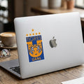 Tigres Die cut Bubble free stickers, 3″×3″, White