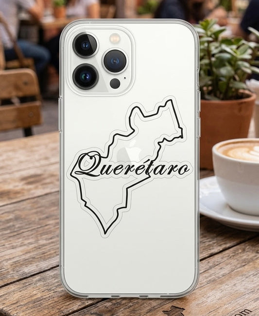 Queretaro Bubble free stickers Queretaro Bubble Free Stickers , 3″×3″, White
