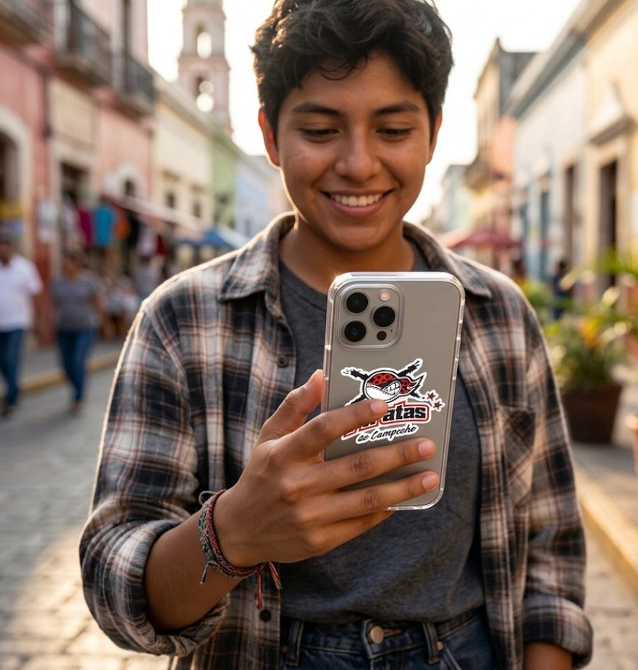 Pegatinas sin burbujas Piratas de Campeche