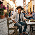 Sombreros Fedora de invierno para mujeres y hombres: ala grande de 9,5 cm, banda lisa, cinturón, color caqui y negro, estilo vaquero/jazz para exteriores