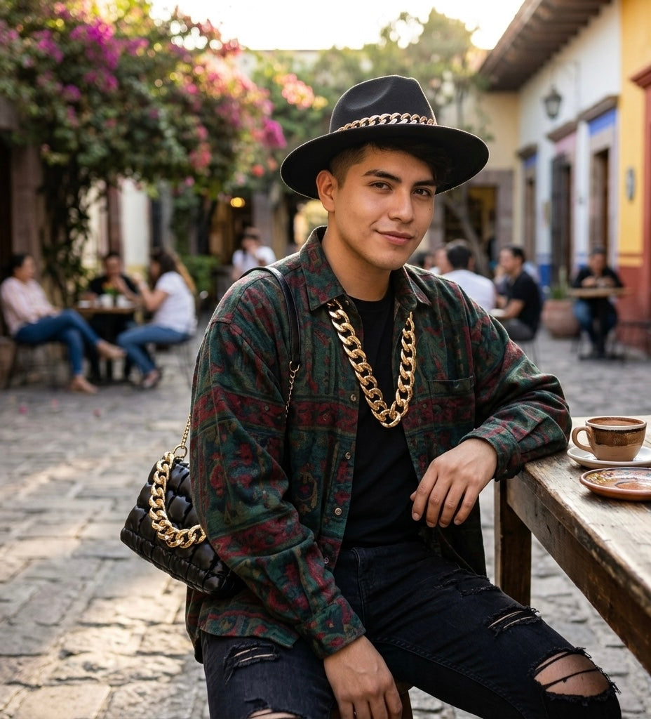 Sombreros Fedora con bolsa