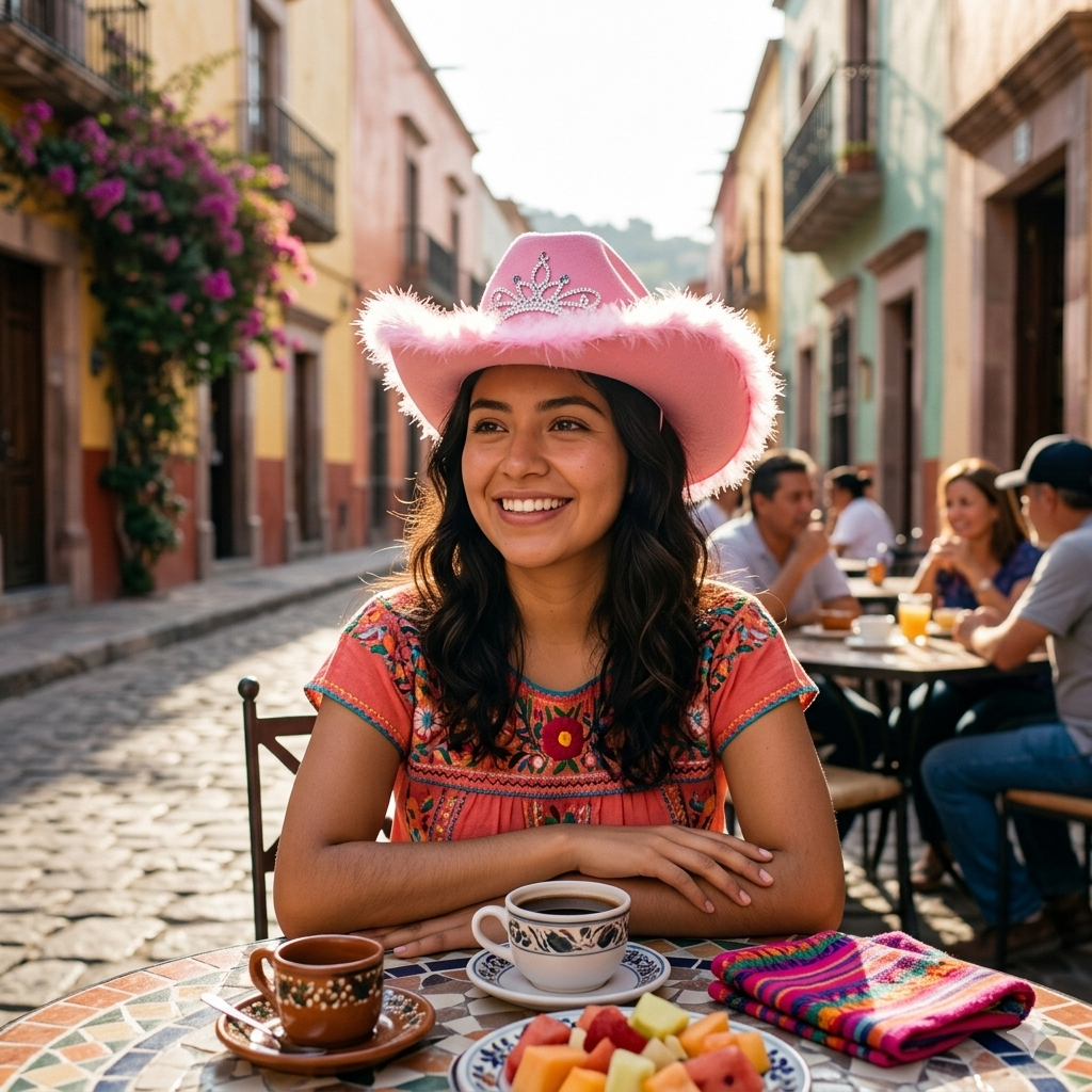 Sombrero de vaquera con corona de estilo occidental para mujer y niña, gorra de vaquero occidental, sombrero de vaquera con tiara rosa, sombrero de fiesta de disfraces, gorras Fedora de plumas