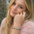 12 piezas de pulseras mexicanas de protección contra el mal de ojo, pulseras de mal de ojo, joyería para el tobillo, oro para mujeres, niñas y niños