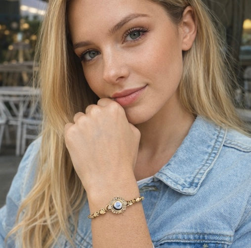 12 piezas de pulseras mexicanas de protección contra el mal de ojo, pulseras de mal de ojo, joyería para el tobillo, oro para mujeres, niñas y niños