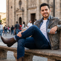 Botas vaqueras occidentales de punta ancha para hombres y mujeres