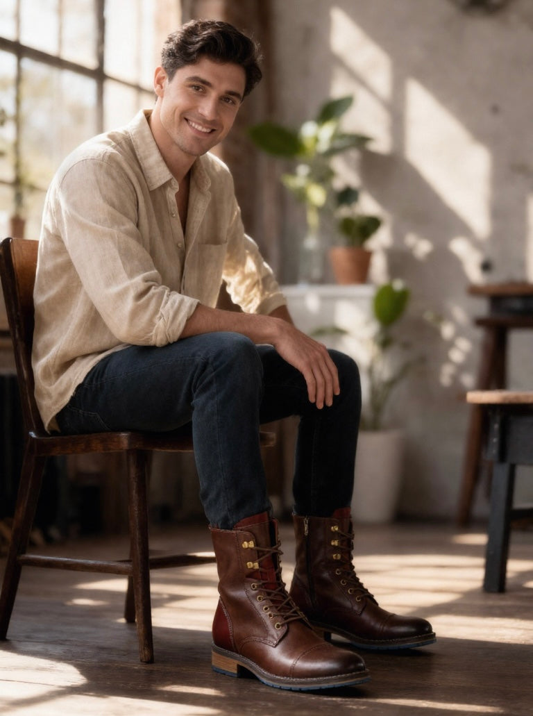 Botas cómodas para hombre