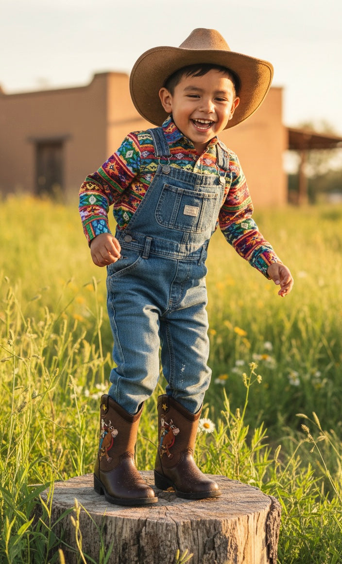 Bota de vaquero para niño de Toy Story de Disney Pixar (niño pequeño), marrón