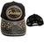Black charro-style cap with embroidered snake-skin design and Oaxaca badge, adjustable