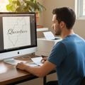 A stylized text 'Queretaro' on a transparent background within a zip folder, suggesting a digital file download related to the location or brand 'Queretaro'.