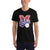 Black Sultanes de Monterrey T-shirt with front baseball logo graphic