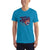 Teal T-shirt with Tigres logo graphic on chest