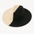Sombreros Fedora Panamá de ala ancha de dos tonos para hombres y mujeres