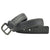 Western Men's Hand-Braided Leather Belt – Black, Coffee, Blue with Pin Buckle, Army Green, 115CM