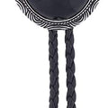 HUABOLA CALYN Black Bolo Tie for Men, Native American Western Cowboy Bolo Tie