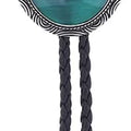 HUABOLA CALYN Black Bolo Tie for Men, Native American Western Cowboy Bolo Tie