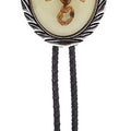 HUABOLA CALYN Bolo tie for Men  Unique Luminous Stone Native American White 3D Scorpion Animal Bolo ties Handmade